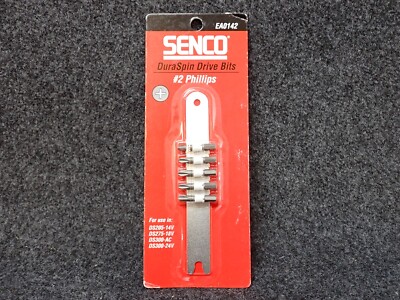 NEW Senco EA0142 #2 Phillips DuraSpin Drive Bits 5 Pack DS300 DS 275 (BN251)