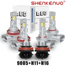 LED Headlight + Fog Light Combo Kit for Toyota Camry 2007-2014 Hi/Lo Beam