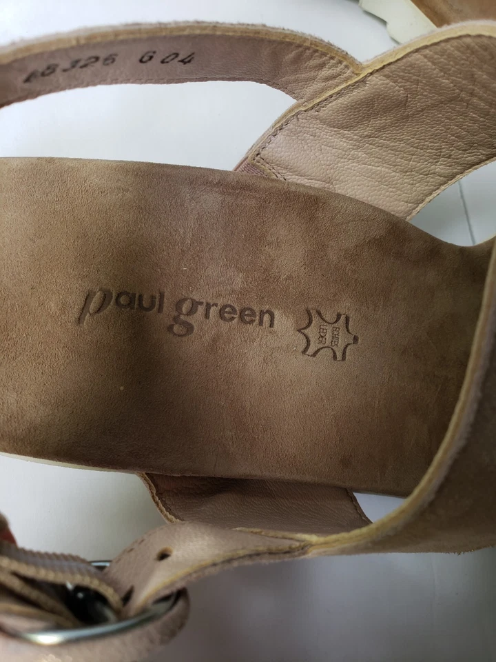 Sandalias Paul Green Selma Slingback Gamuza Rosa Brillante Talla UK 7.5 US 10 Foto 3 de 4