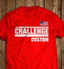 The Challenge Shirt Your Custom Name and Flag T-shirt MTV 