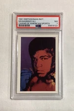 MUHAMMAD ALI CASSIUS CLAY 1981 SMITHSONIAN CHAMPIONS OF AMERICAN SPORT PSA 7