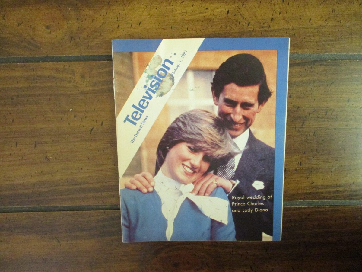 7/1981 Detroit News TV Magazine Cover(PRINCESS DIANA/PRINCE