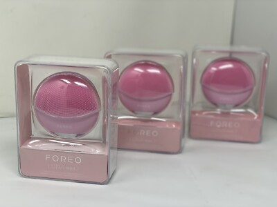 Lot Of 3 Foreo Luna 3 Mini Smart Facial Cleansing & Firming Massage Free Shippin