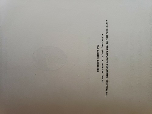 1921 1st Ed! “Washington Close-Ups” by Edward G. Lowry – Hardcover History - Picture 7 of 10