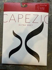 Capezio Girls Ultra Soft Self Knit Black BLK Stirrup Tight - 1961C K 16 8/12