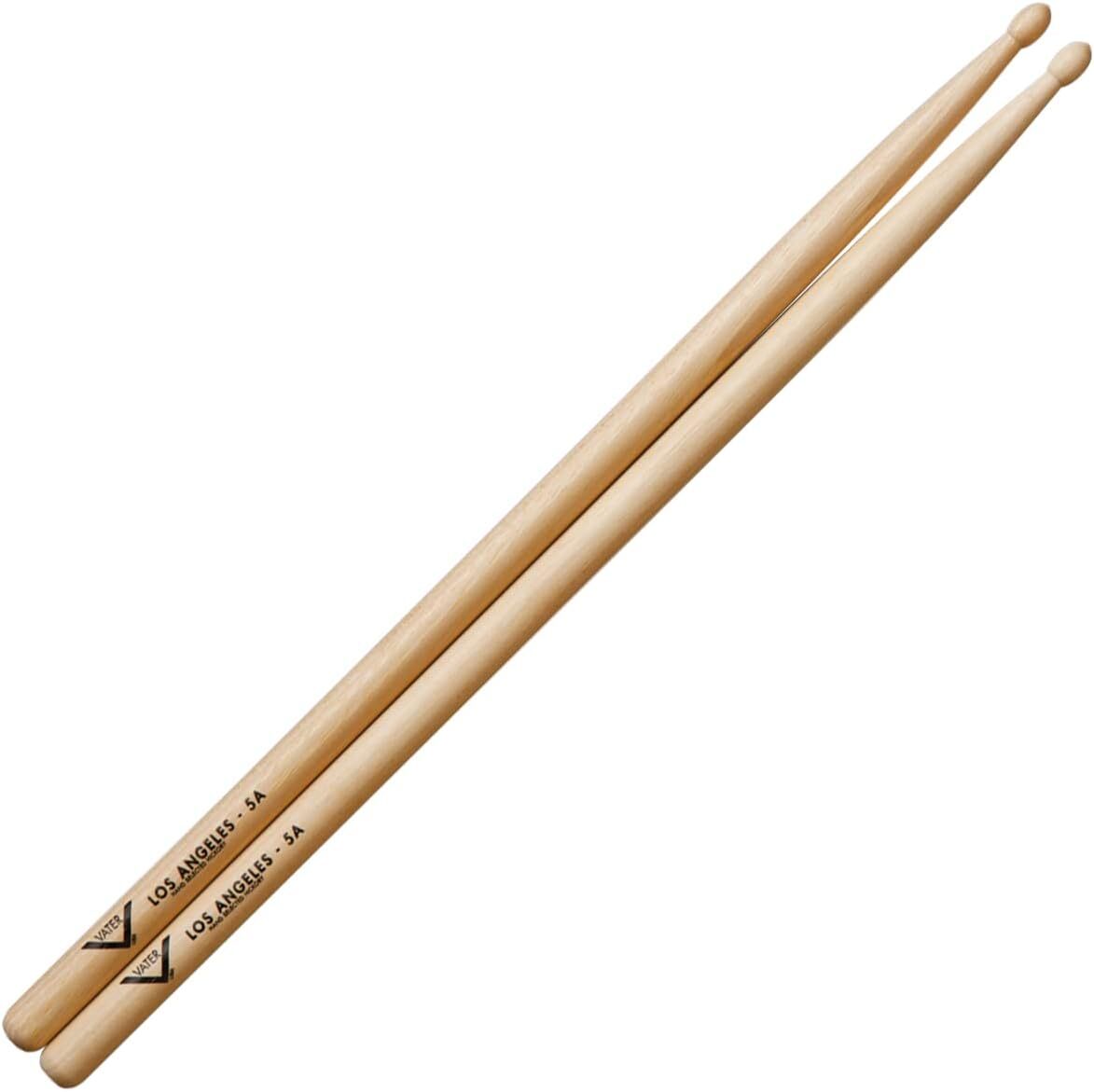 Vater 5A Hickory Wood Tip Los Angeles Drum Sticks VH5AW