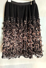 A New Day Pleated Floral Decoration Skirt sz.M New
