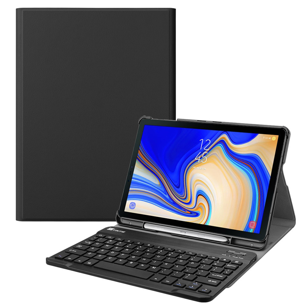 Keyboard Case For Samsung Galaxy Tab S4 10.5 SM-T830 2018 Folio Case Cover Stand