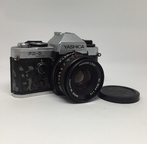 Yashica FX-D QUARTZ 35 mm FILM SLR KAMERA MIT YASHICA Objektiv 50 mm f/1,9 ml 12 - Bild 1 von 6