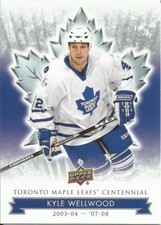 Kyle Wellwood #85 - 2017 Toronto Maple Leafs Centennial - Base 