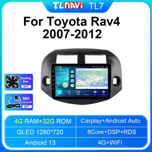 For Toyota RAV4 2007 2008 - 2012 Carplay Android 13 Car GPS Radio Stereo Wifi - Picture 27 of 48