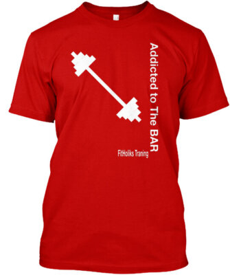 Addicted to the bar T-Shirt Made in the USA Size S to 5XL