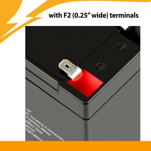 3 Pack - 12V 10AH 26058 6-DZM-10 CB10-12 CE5 CE6 MA 2.0 Lawn Mower SLA Battery - Picture 6 of 6