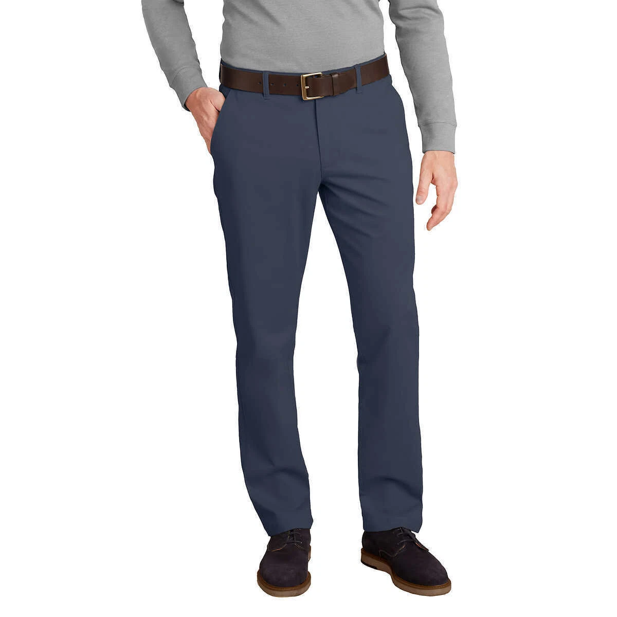 English Laundry Men's Stretch Twill Chino Pant, Blue - 40x32
