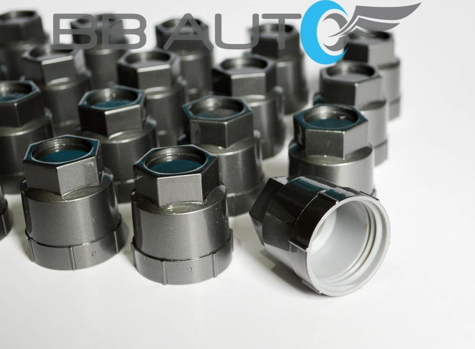 20 NEW DARK GREY LUG NUT COVERS CAPS CHEVROLET GMC BUICK OLDSMOBILE PONTIAC - Image 3 of 3