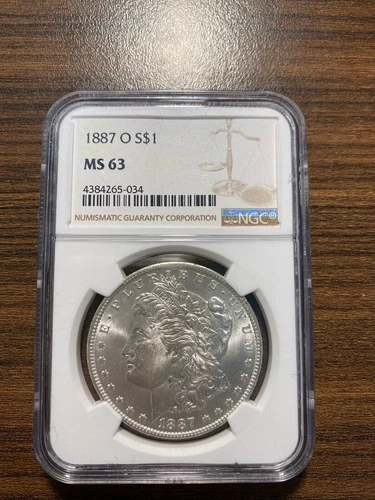 1887-O MORGAN DOLLAR VAM 11A MS63 NGC
