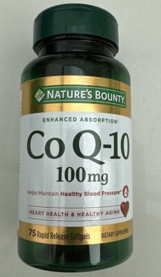 Nature's Bounty Co Q-10 100mg 75 Rapid Release Softgels