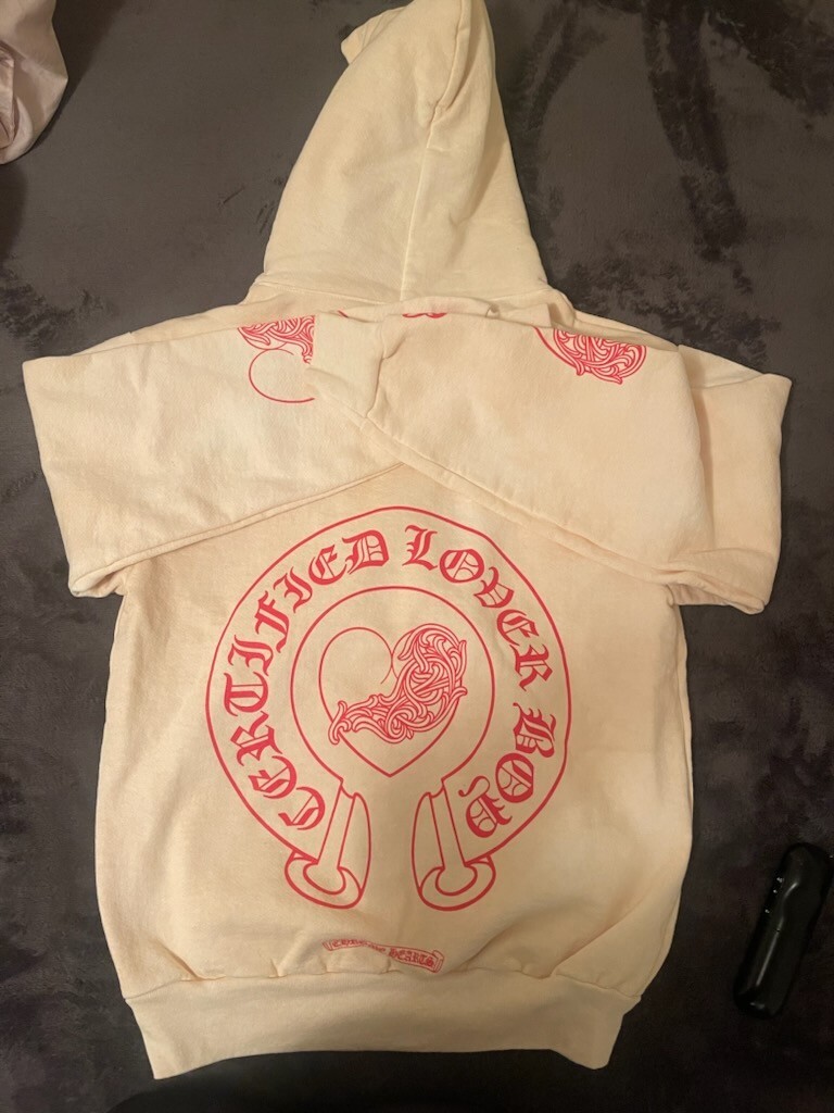 Chrome Hearts × Drake / Certified Lover Boy Hoodie Red Chrome Hearts × Drake Certified Lover Boy XL Red Hoodie
