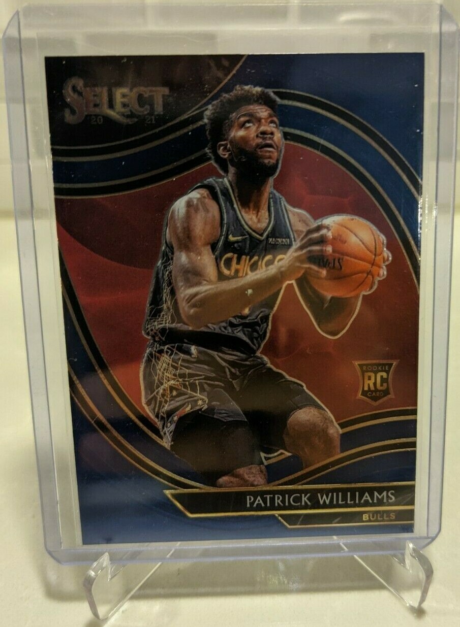 2020-21 Panini Select Patrick Williams Courtside Retail Blue Debut RC #297 BULLS
