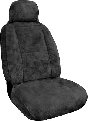 Sheepskin Seat Cover, 56 by 23 Inches, Gray | eBay