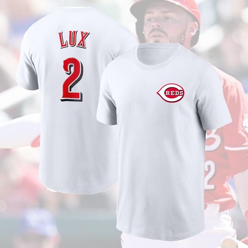 FASTSHIP!! Gavin Lux #2 Cincinnati Reds 2025 Player Name & Number Fan Gifts - Picture 9 of 13