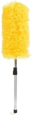 Telescopic Microfiber Duster w/ Extension Pole, Scratch Free (Yellow)