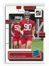 LOGAN HALL #364 RC 2022 PANINI DONRUSS BUCCANEERS Rated Rookie