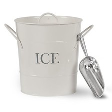 Ice Bucket with Lid Tongs &