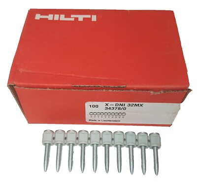 Hilti 100 Betonnagel MX 72 62 42 47 52 32 27 19 MM Dx Universalnagel Béton Ongle - Foto 2