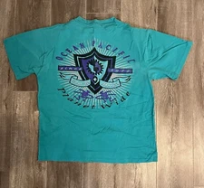 Vintage Ocean Pacific OP Single Stitch Shirt Large 80s Double-sided