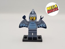 LEGO FIGURINE FAN DÉGUISÉ EN PTERODACTYLE N°6 SERIE 27 REF 71048 *COMME NEUF*