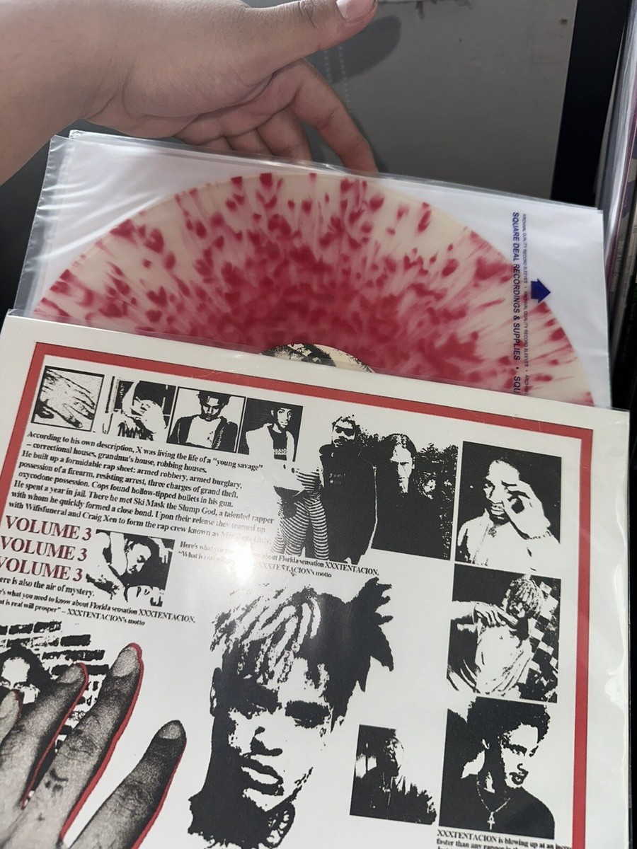 Xxxtentacion Members Only Vol 3 2LP RSD Limited Milky Clear w Red