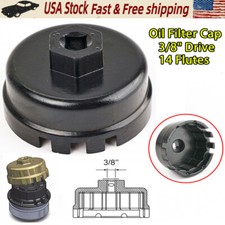 Aluminium 64mm Oil Filter Cap Removal Tool Wrench for 2.5L-5.7L Toyota and Lexus