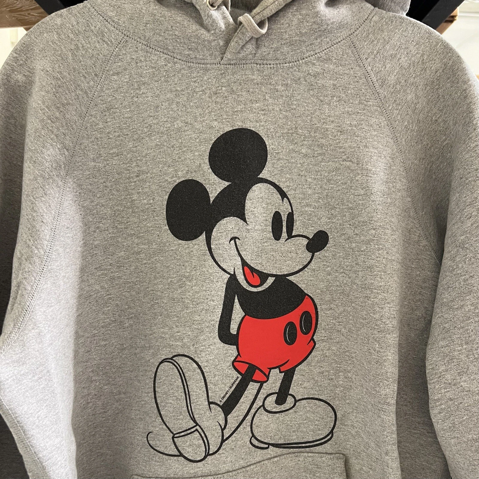 Sweat à capuche Supreme Disney Mickey Mouse gris SS09 2009 SWEAT À CAPUCHE rare