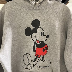 SUPREME ミッキーマウス パーカー グレー　M シュプリーム SUPREME ディズニーコラボ ミッキー パーカー プル