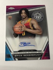 2023-24 Topps Chrome Basketball BRICE SENSABAUGH Certified Rookie Auto Autograph