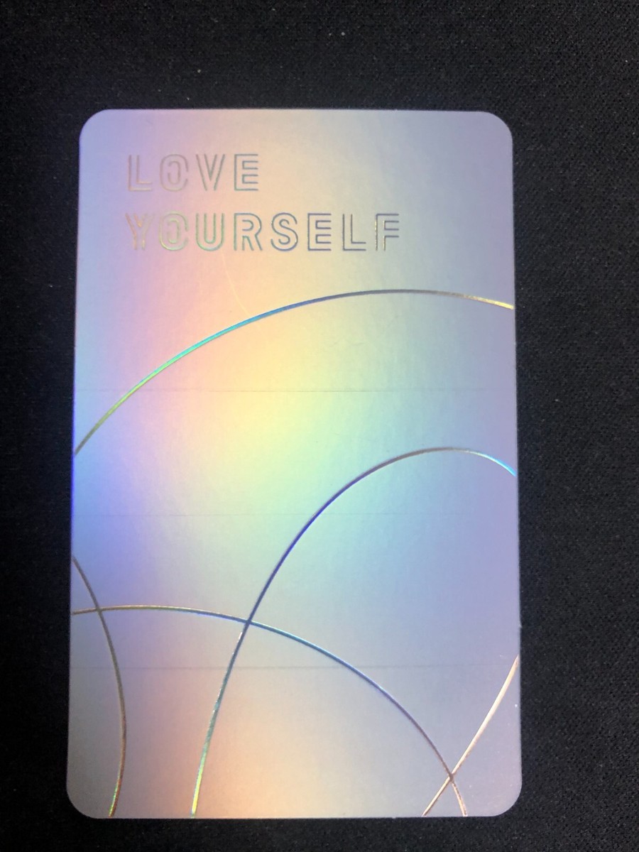 BTS SUGA LOVE YOURSELF ANSWER Official Photocards L Version Photo