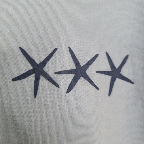 Maglia Spirt Los Angeles camicia taglia XL manica lunga blu a righe stampa sbuffo - Foto 7 di 10