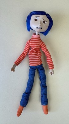 NECA Coraline LAIKA Striped Shirt Sweater Jeans 7'' Articulated Action Figure