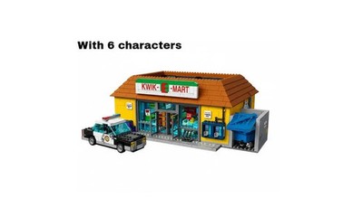 Alt Of The Kwik-E-Mart Lego 71016 With 2179 pcs. | Generic Bricks