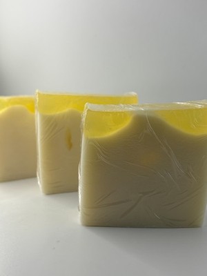 Moisturizing Lemon Breeze shea butter & aloe organic soap bar 5 oz size