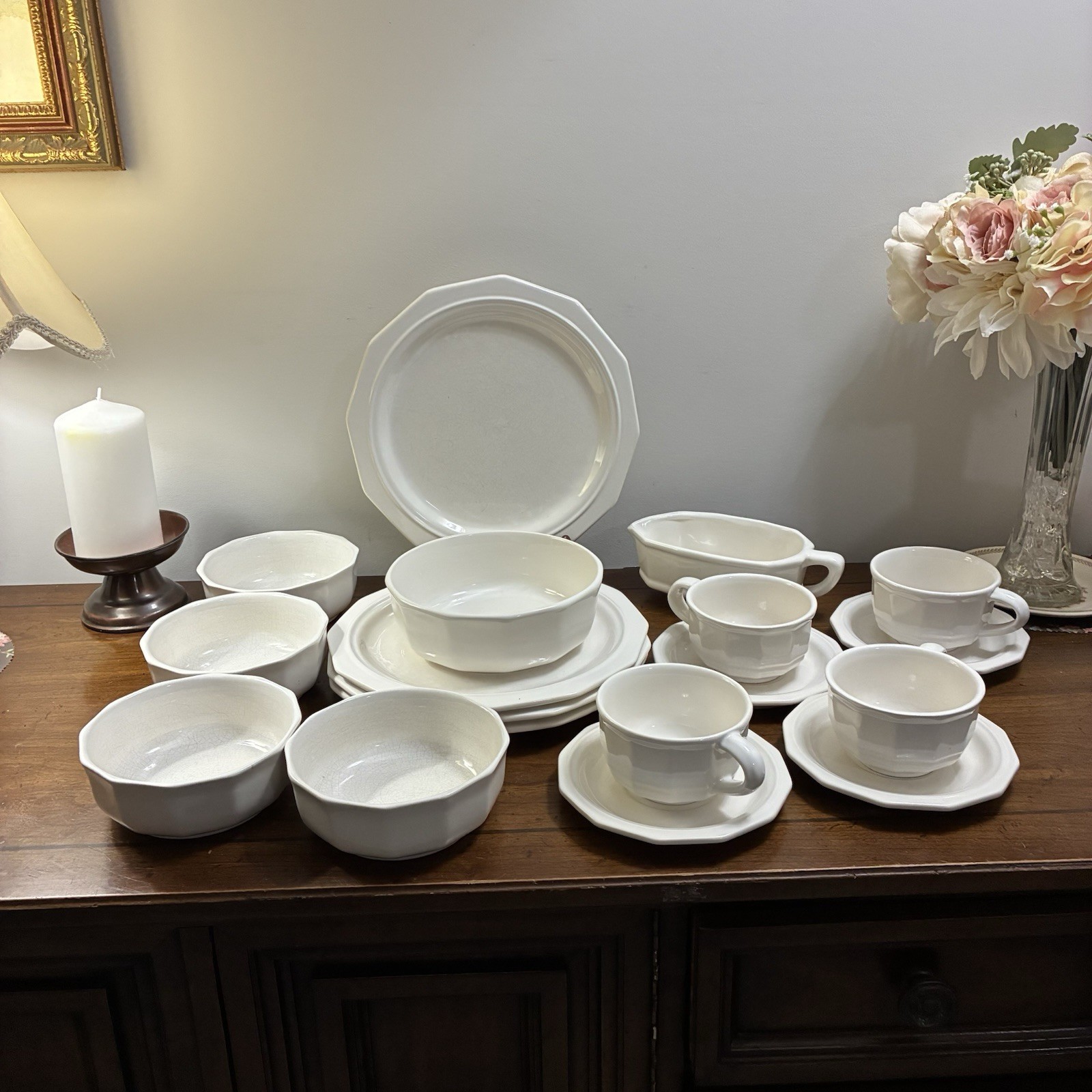 Plates Cups Bowls 18 Pieces Serves 4