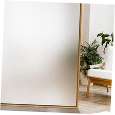 Frosted Glass Window Privacy Film, Static Cling, No Glue, 17.5 InchX 9.84 Feet