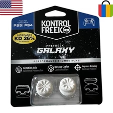 KontrolFreek FPS Thumbsticks for PS4/PS5 – White Galaxy – Ships Fast