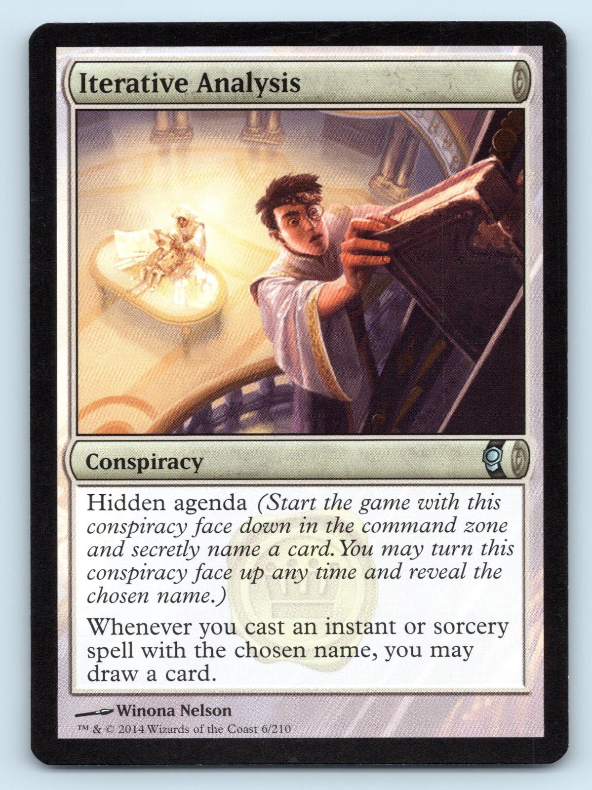Iterative Analysis 6 Uncommon Conspiracy Magic: The Gathering Near Mint