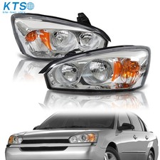 Faros faros para Chevy Malibu 2004-2008 lente transparente lado izquierdo+derecho