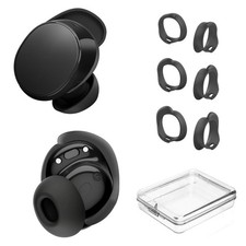  3 Pairs Ear Tips Covers for Bose New QuietComfort Earbuds 2024 , Silicone Spo