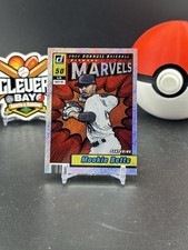 Mookie Betts 2022 Panini Donruss #M-3 Diamond Marvels Rapture Parallel (SP)