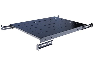 Raising Electronics Fixed Rack Server Shelf 1U 19 Inch Shelves 4 Post Rack Mo...
