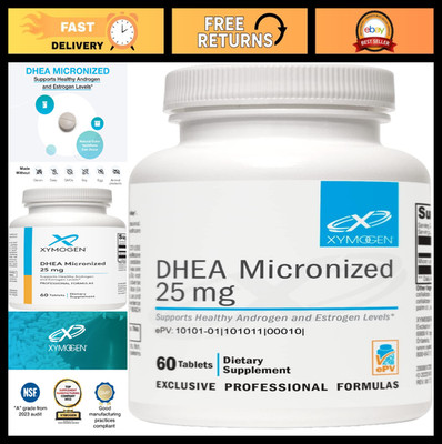 Micronized DHEA 25mg - Dehydroepiandrosterone Supplement for Hormonal Support -